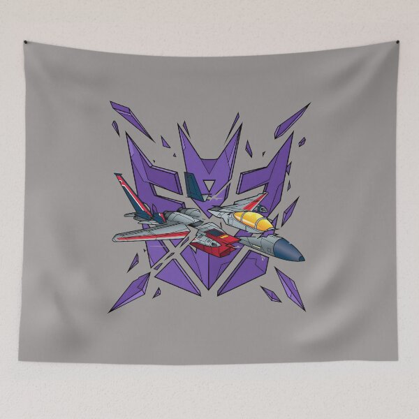 Artikelvorschau, Decepticon Jet Fighter Over Logo Shirt-51 entworfen und verkauft von BiancaKhams.