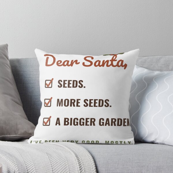Item preview, Dear Santa Seeds More Seeds A Bigger Garden Funny Christmas Gardener designed and sold by HenAndHeller.