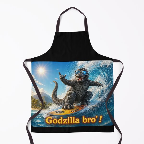 Item preview, Godzilla Bro': Let's surf! designed and sold by NubesDesignCH.