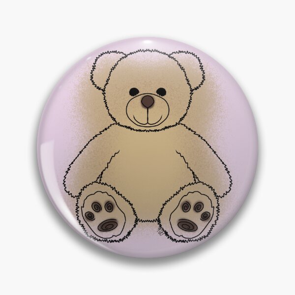 Item preview, Teddy Bear Line-art (Cream & Brown) designed and sold by Burnt_Pikachu.