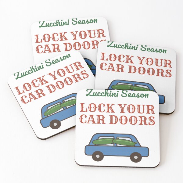 Item preview, Zucchini Season Lock Your Car Doors Funny Garden designed and sold by HenAndHeller.