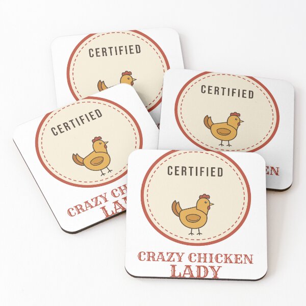 Item preview, Certified Crazy Chicken Lady Funny Chicken designed and sold by HenAndHeller.