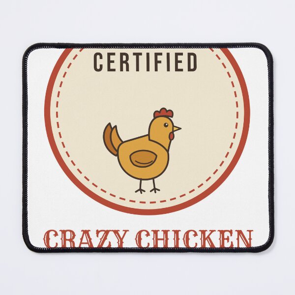 Item preview, Certified Crazy Chicken Lady Funny Chicken designed and sold by HenAndHeller.