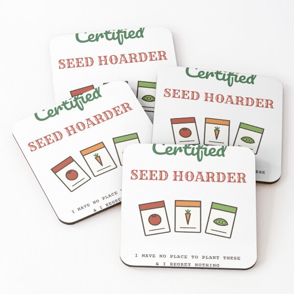 Item preview, Certified Seed Hoarder Funny Gardening designed and sold by HenAndHeller.