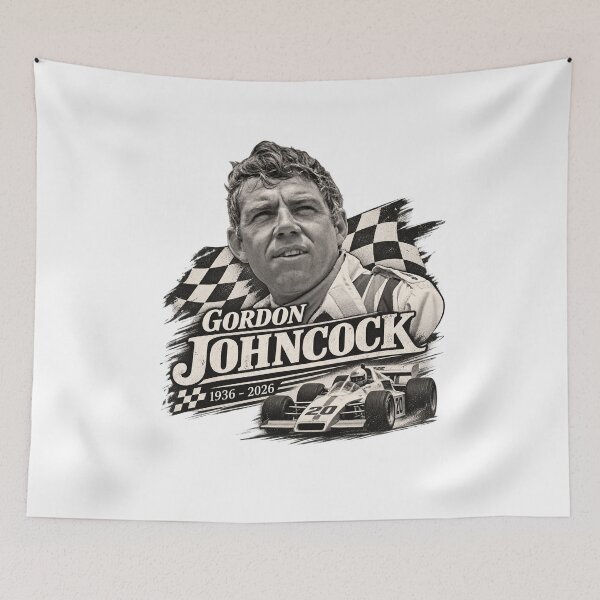 Item preview, Gordon Johncock memorial designed and sold by DogWorldArt.