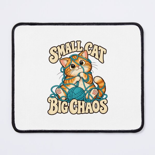 Item preview, Small Cat Big Chaos Mischievous Tabby designed and sold by FujinStore24.