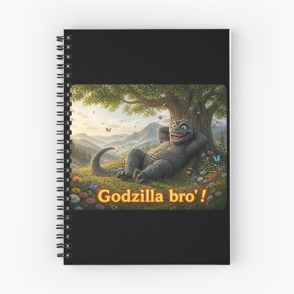 Item preview, Godzilla Bro': Resting under a tree designed and sold by NubesDesignCH.