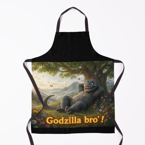Item preview, Godzilla Bro': Resting under a tree designed and sold by NubesDesignCH.