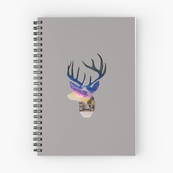 Item preview, Deer Galaxy Tent Forest Silhouette Art-79 designed and sold by MarcEitel.
