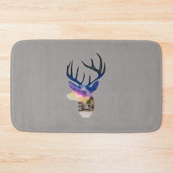 Item preview, Deer Galaxy Tent Forest Silhouette Art-79 designed and sold by MarcEitel.