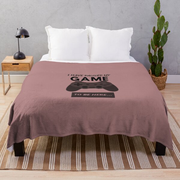 Item preview, I Have Paused My Game To Be Here Funny Gamer Sarcastic Quote designed and sold by QCrimson.