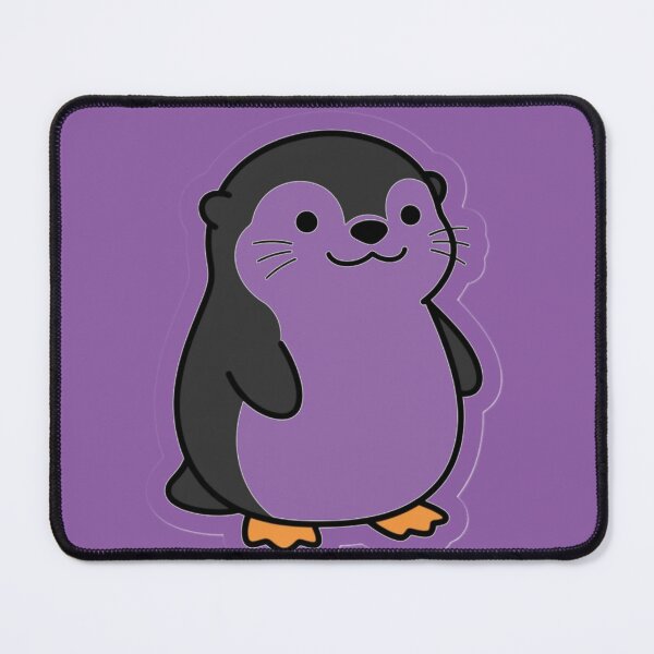 Item preview, Cute Chibi Penguin Otter Sticker - Kawaii Fantasy Animal Vector Art designed and sold by Spiking11.