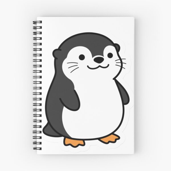 Item preview, Cute Chibi Penguin Otter Sticker - Kawaii Fantasy Animal Vector Art designed and sold by Spiking11.