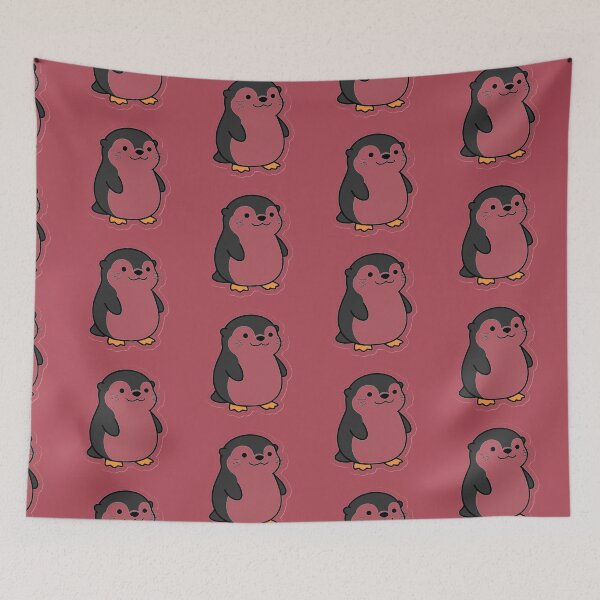 Item preview, Cute Chibi Penguin Otter Sticker - Kawaii Fantasy Animal Vector Art designed and sold by Spiking11.