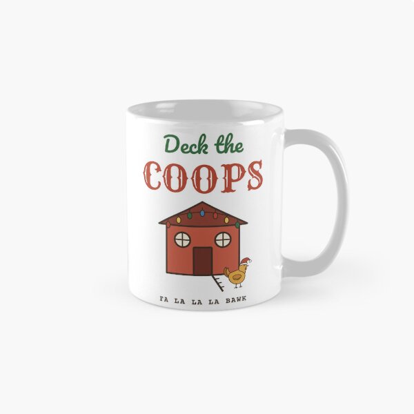 Item preview, Deck the Coops Funny Christmas Chicken Coop designed and sold by HenAndHeller.