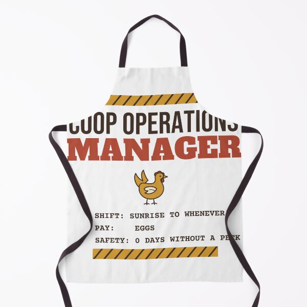 Item preview, Coop Operations Manager Funny Chicken Keeper designed and sold by HenAndHeller.