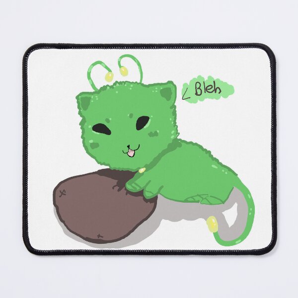 Item preview, Alien cat biscuiting pillow design designed and sold by MysticRacoon6.