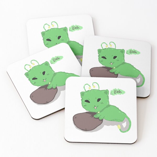 Item preview, Alien cat biscuiting pillow design designed and sold by MysticRacoon6.