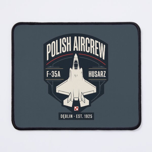 Item preview, Military Aviation Polish Aircrew F-35A Jet Emblem designed and sold by SplashTastic.
