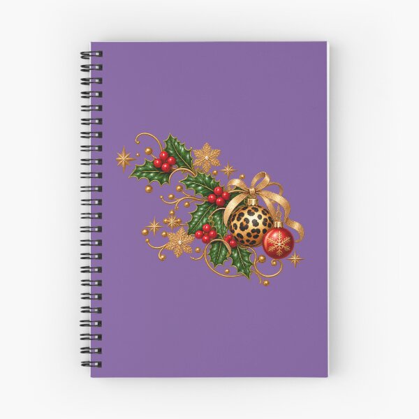 Item preview, Leopard Bauble Christmas Holiday Design designed and sold by annenambiro.
