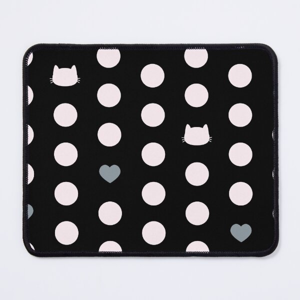 Item preview, Nagasaki Cats & Hearts – Polka Dot Style designed and sold by Nespera-Store.