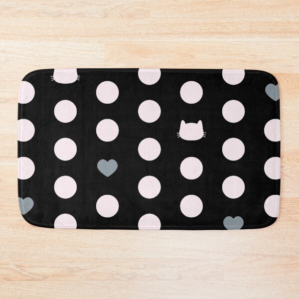 Item preview, Nagasaki Cats & Hearts – Polka Dot Style designed and sold by Nespera-Store.