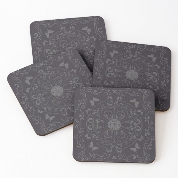 Item preview, Intricate Elegant Floral Botanical Illustration designed and sold by Sania Wazir Studio.
