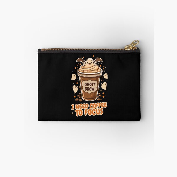 Item preview, Cute Halloween Ghost Brew I Need Coffee To Focus designed and sold by ArtsyExplorer.
