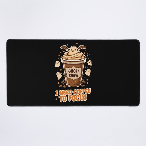 Item preview, Cute Halloween Ghost Brew I Need Coffee To Focus designed and sold by ArtsyExplorer.