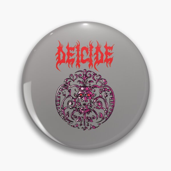Item preview, DEICIDE Red Logo Grotesque Medallion Shirt-88 designed and sold by MarcEitel.