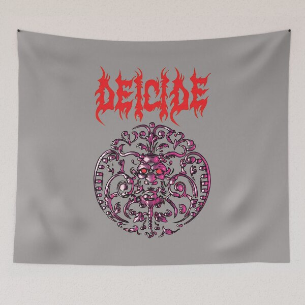 Item preview, DEICIDE Red Logo Grotesque Medallion Shirt-88 designed and sold by MarcEitel.