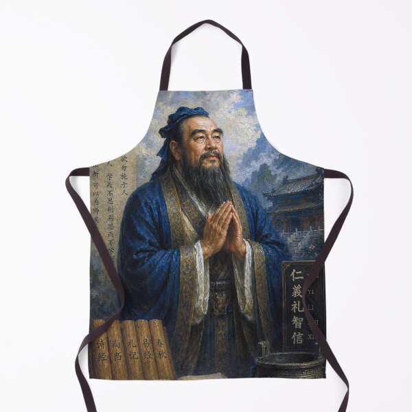 Item preview, Confucius – Ancient Chinese Philosopher Painting designed and sold by GalleryKauffeld.