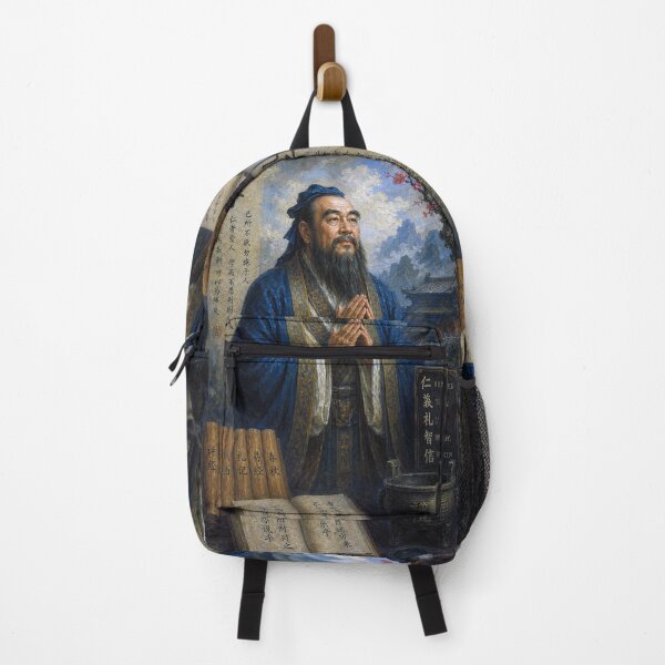 Item preview, Confucius – Ancient Chinese Philosopher Painting designed and sold by GalleryKauffeld.