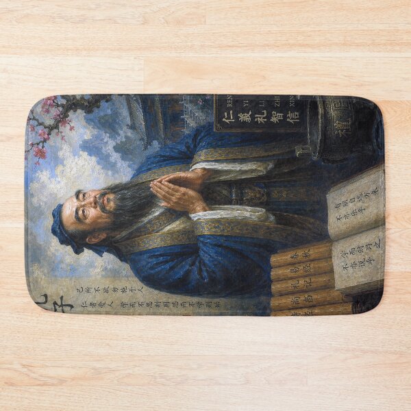 Item preview, Confucius – Ancient Chinese Philosopher Painting designed and sold by GalleryKauffeld.