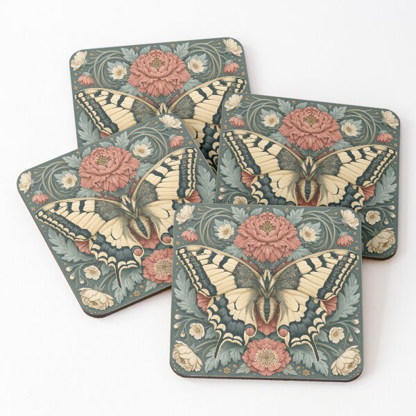 Item preview, Vintage Swallowtail Butterfly Botanical Illustration designed and sold by Hoity-Toity.