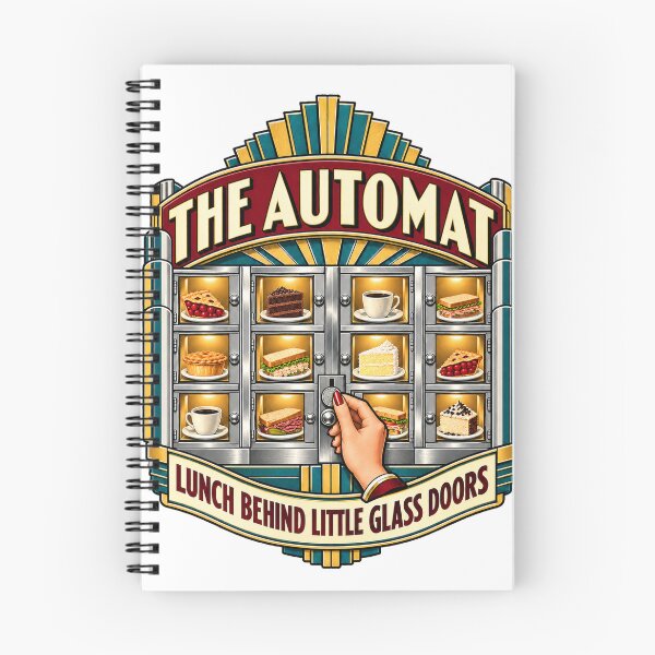 Item preview, The Automat – Lunch Behind Little Glass Doors – Vintage Art Deco Cafeteria designed and sold by Past in Threads.