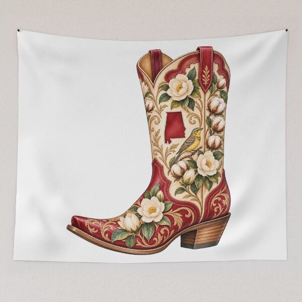 Item preview, Alabama Cowboy Boot designed and sold by Whimspired By Paxx.