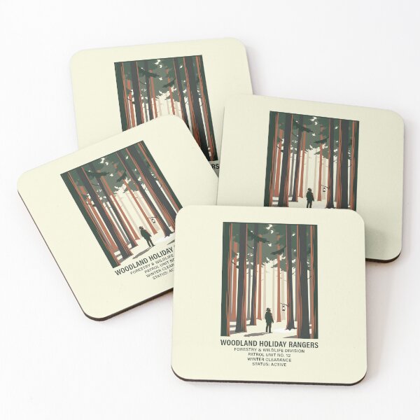 Item preview, Park Ranger Woodland Holiday Patrol Vintage Art designed and sold by SplashTastic.