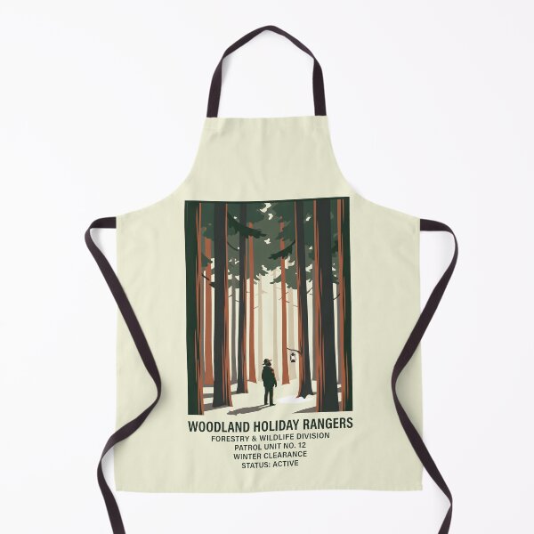 Item preview, Park Ranger Woodland Holiday Patrol Vintage Art designed and sold by SplashTastic.
