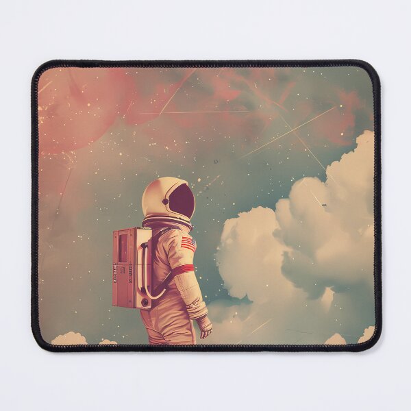 Item preview, Retro Cosmic Explorer: Awe of the Distant Moon designed and sold by Artdavesalzburg.