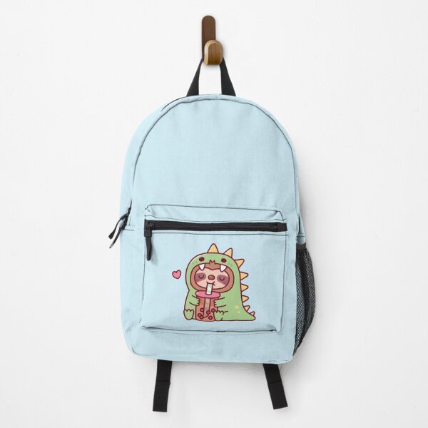 Item preview, Cute Sloth In Dinosaur Costume Loves Boba Tea designed and sold by rustydoodle.