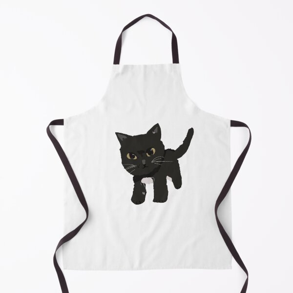 Item preview, Black kitten with white fluff designed and sold by MysticRacoon6.