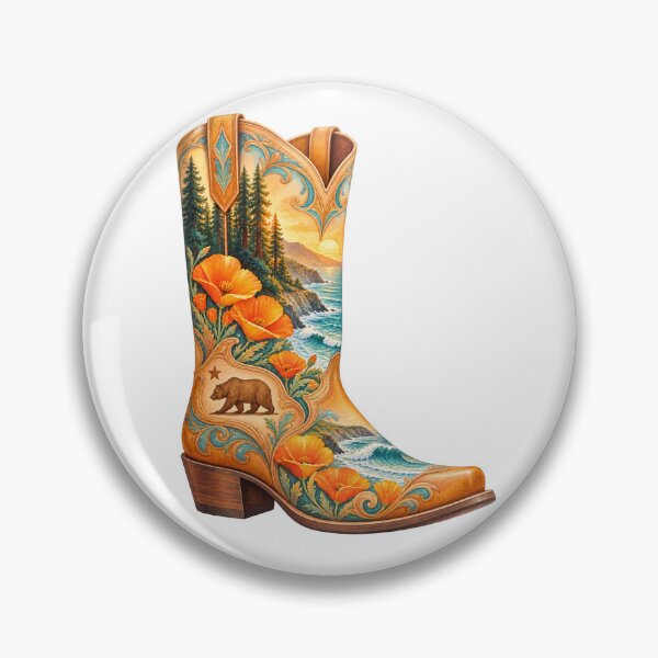 Artikelvorschau, California Cowboy Boot entworfen und verkauft von Whimspired By Paxx.