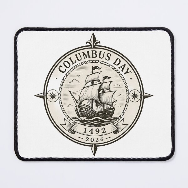 Item preview, Vintage Columbus Day 1492 Map Graphic designed and sold by Nela-&-Lena.
