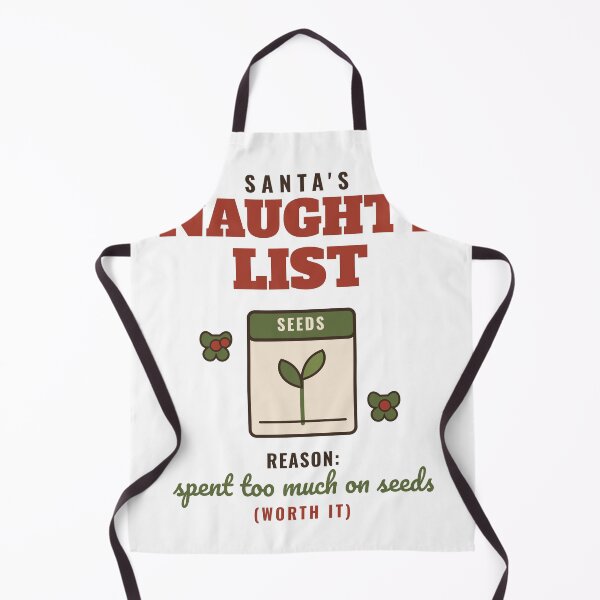 Item preview, Naughty List Spent Too Much on Seeds Funny Christmas Gardener designed and sold by HenAndHeller.