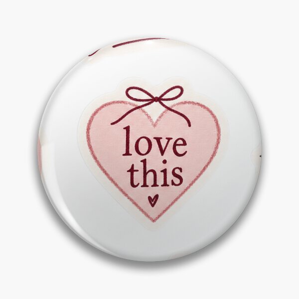 Item preview, Pink Romantic Quote Sticker designed and sold by rkyce.