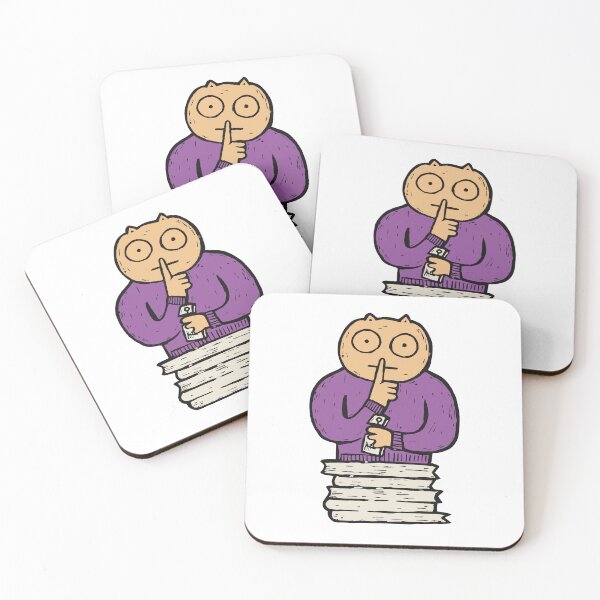 Item preview, Librarian Tarsier Shushing Quietly designed and sold by BysonDesigns.