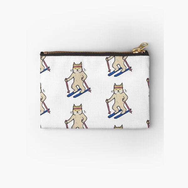 Item preview, Cross Country Skiing Lynx in the Track designed and sold by BysonDesigns.