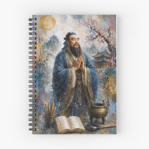 Item preview, Confucius – Ancient Chinese Philosopher Painting designed and sold by GalleryKauffeld.