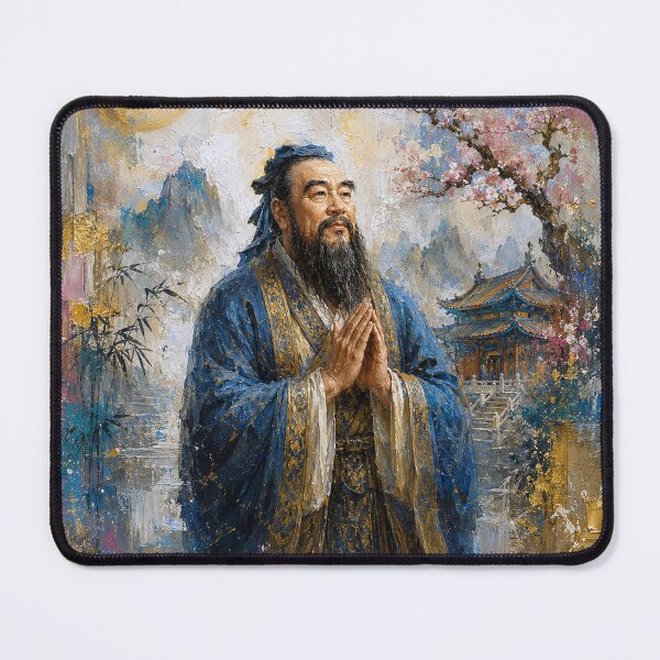 Item preview, Confucius – Ancient Chinese Philosopher Painting designed and sold by GalleryKauffeld.